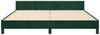 Bettgestell, Doppelbett ohne Matratze Dunkelgrün 160x200 cm Samt Bild 5