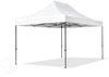 3x4,5 m Faltpavillon, PREMIUM Stahl 40mm, feuersicher, Seitenteile ohne Fenster, weiß Bild 2