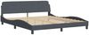 vidaXL Bettgestell ohne Matratze Dunkelgrau 180x200 cm Samt 3207936 Bild 4