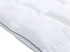 Vente-unique - PRESTIGIA Topper StoffStoffStoff Weiß - B 90 cm x H 5 cm x L 190 cm Bild 4