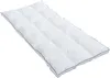Vente-unique - PRESTIGIA Topper StoffStoffStoff Weiß - B 90 cm x H 5 cm x L 190 cm Bild 2