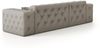 Ecksofa Designersofa CHANTAL in Stoff Opera Velvet Schwarz Ottomane Links Bild 3