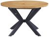 HOME DELUXE Essgruppe Rund Ausziehbar AVENTURA inkl. Sternfuß - 120-160 x 120 cm Light Oak 6 Stühle Hellbraun Bild 5