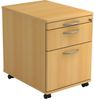 Rollcontainer 58cm 1 Schub 1 Hängeregistratur Schloss Bogen Bild 2