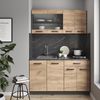 Küchenfront R-Line Goldkraft Eiche 29.6 x 71.3 cm Möbelfront für den Apothekerunterschrank Vicco Bild 3