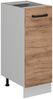 Küchenfront R-Line Goldkraft Eiche 29.6 x 71.3 cm Möbelfront für den Apothekerunterschrank Vicco Bild 5