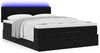 vidaXL Ottoman-Bett mit Matratze & LEDs Schwarz 140x200 cm Samt 3312700 Bild 3