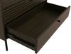 Kommode HWC-N78, Sideboard Schrank, 4 Schubladen, skandinavischer Stil Metall Holz Melamin MVG 85x80x40cm ~ dunkelbraun Bild 5