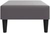 vidaXL Fußhocker Grau 77x55x31 cm Kunstleder 379563 Bild 5