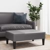 vidaXL Fußhocker Grau 77x55x31 cm Kunstleder 379563 Bild 3