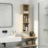 vidaXL Badezimmer-Wandschrank mit Regal Sonoma-Eiche 20 x 14 x 70 cm 889297 Bild 5