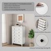 OTTO home Kommode Avelin, Melaminoberfläche, schwarze Metallgriffe, Breite 80 cm Bild 3