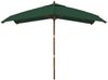 vidaXL Sonnenschirm mit Holzmast Grün 300x300x273 cm 363192 Bild 3