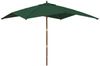 vidaXL Sonnenschirm mit Holzmast Grün 300x300x273 cm 363192 Bild 2