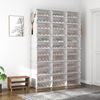 Vicye Schuhregal 12 Ebenen Schuhschrank Hoch 72 Paar Schuhe Bild 2
