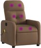 vidaXL Massagesessel Braun Stoff 374210 Bild 2