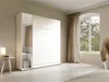 Vente-unique - RAPILI Bett Holz, Platte Weiß - B 50 cm239,2 cm x H 225,2 cm x L 229 cm Bild 2