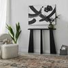 Dmora Konsolentisch TomoeGozen, Tisch, Eingangskonsole, Regal, 100x28 h83 cm, Anthrazit Bild 2
