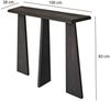 Dmora Konsolentisch TomoeGozen, Tisch, Eingangskonsole, Regal, 100x28 h83 cm, Anthrazit Bild 3