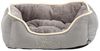 Dehner Tierbett Sammy, rechteckig, grau, versch. Größen, hochwertiges Hundebett / Katzenbett, mit herausnehmbarem Liegekissen Bild 4