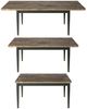 Esstisch HOME ausziehbar 160-240x90cm Grün Eiche Lefkas Bild 5
