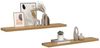 vidaXL Wandregal 2 pcs Braun 120 x 23,5 x 4 cm Holzwerkstoff 42019957 Bild 3