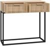 vidaXL Konsolentisch 80x30x75 cm Holzwerkstoff und Eisen 352105 Bild 5