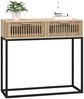 vidaXL Konsolentisch 80x30x75 cm Holzwerkstoff und Eisen 352105 Bild 3
