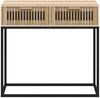 vidaXL Konsolentisch 80x30x75 cm Holzwerkstoff und Eisen 352105 Bild 4