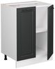 Küchenunterschrank R-Line Anthrazit Landhaus 60 cm ohne Arbeitsplatte Vicco Bild 2
