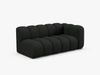 Micadoni Modulares Sofa Lupine 3-Sitzer Rechts Boucle Baloo Schwarz Bild 2