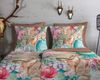 hip Flanell Bettwäsche 135x200 Hebe Hirsch Mandala Wende braun sand bunt 30950 Bild 3