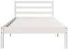 vidaXL Bettrahmen Weiß 225,5 x 105,5 x 69,5 cm Massivholz Kiefer 869779 Bild 5