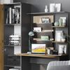 Schreibtisch Tessa Anthrazit/Goldkraft Eiche 122.9 x 52 cm Vicco Bild 4