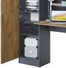 Schreibtisch Tessa Anthrazit/Goldkraft Eiche 122.9 x 52 cm Vicco Bild 5
