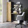 Schreibtisch Tessa Anthrazit/Goldkraft Eiche 122.9 x 52 cm Vicco Bild 3
