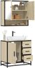 vidaXL 2-tlg. Badmöbel-Set Sonoma-Eiche Holzwerkstoff 3300926 Bild 1