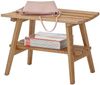 Bank >BANTRY< in holzfarben, Eiche massiv geölt - 60x45x36cm (BxHxT) Bild 4
