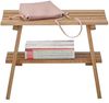 Bank >BANTRY< in holzfarben, Eiche massiv geölt - 60x45x36cm (BxHxT) Bild 2