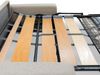 Schlafsofa 3-Sitzer Stoff VIZIR - Blau - Mit Lattenrost: 140 cm - Matratze: 18 cm mit Memory Schaum Bild 4