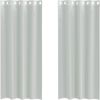 vidaXL Voile Vorhänge mit Ösen 2 Stk. Hellgrau 140x245 cm 4102110 Bild 2