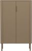 Schrank Gunnar aus FSC-Kiefer, modern und vielseitig, braun, 2 Türen, 135 x 85 x 39 cm Bild 2