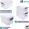 DEUBA® 4x Aufbewahrungsbox mit Deckel 12,5L Bild 4