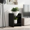 vidaXL Pflanzenständer mit Regal 2 pcs Schwarze Eiche 30 x 30 x 40 cm 899613 Bild 1