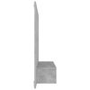 TV-Wandschrank Betongrau 120 x 23,5 x 90 cm Spanplatte [808273] Bild 4