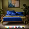 Carpe Sonno Feinjersey Bettlaken aus 100% Baumwolle, Royalblau, 90-100x200 cm Bild 2