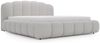 GRAINGOLD Cloud Soft Polsterbett 160x200, Bett mit Bettkasten und Lattenrost, Bouclé-Stoff, Grau Bild 2