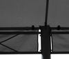 Pergola Cadiz, Pavillon, stabiles 7cm-Gestell 5x3m ~ grau mit Seitenwand + Moskitonetz Bild 5