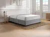Vente-unique - KOLANE Lattenrost und Bettrahmen Stoff Grau - B 145,5 cm x H 37 cm x L 197 cm Bild 2