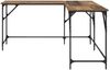 vidaXL Schreibtisch Altholz 149 x 149 x 75 cm Holzwerkstoff 882862 Bild 5